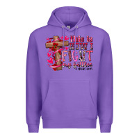 Purple this is how i fight my battles Premium Hoodie - RacoonDesign