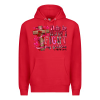 Red this is how i fight my battles Premium Hoodie - RacoonDesign