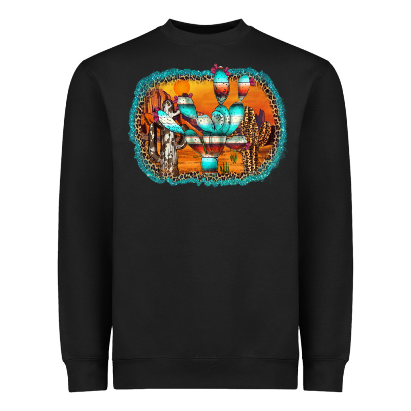 Western Cactus Heavyweight Sweatshirt by AdoDesignShop | Teevron