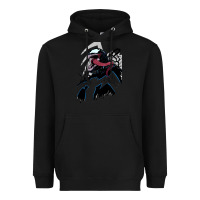 Black VENOM ART Heavyweight Hoodie - DesigneFamous