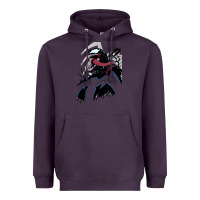 Plum VENOM ART Heavyweight Hoodie - DesigneFamous