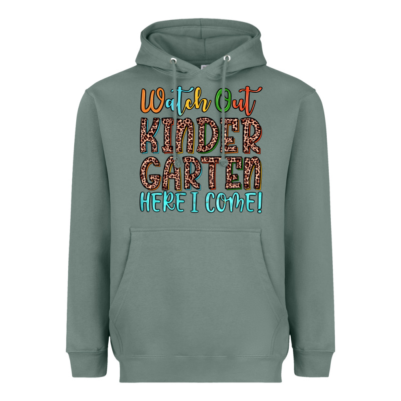Watch Out Kindergarten Here I Come! Heavyweight Hoodie by JahusDesignShop | Teevron