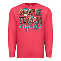 Cardinal coffee teach repeat Premium Sweatshirt - JahusDesignShop