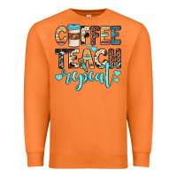 Carrot coffee teach repeat Premium Sweatshirt - JahusDesignShop