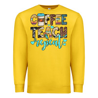 Lemon coffee teach repeat Premium Sweatshirt - JahusDesignShop