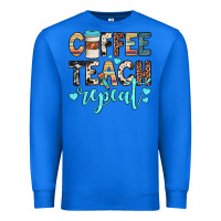 True Royal coffee teach repeat Premium Sweatshirt - JahusDesignShop
