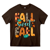 Chocolate Brown Fall sweet Fall Heavy Core Tee - RanaPortraitStore
