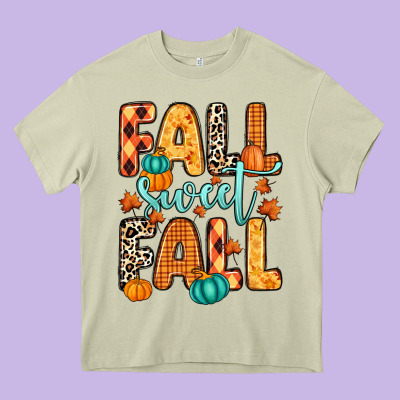 Fall Sweet Fall Heavy Core Tee Designed By Ranaportraitstore