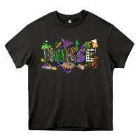 Asphalt nurse mardi gras Heavy Core Tee - CowGirlArtShop