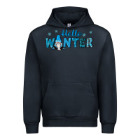Navy hello winter gnomes Urban Hoodie - RanaPortraitStore