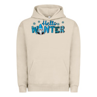 Pigment French Oak hello winter gnomes Urban Hoodie - RanaPortraitStore