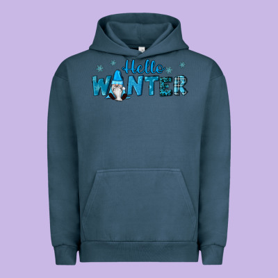 Hello Winter Gnomes Urban Hoodie Designed By Ranaportraitstore