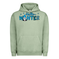 Pigment Oil Green hello winter gnomes Urban Hoodie - RanaPortraitStore