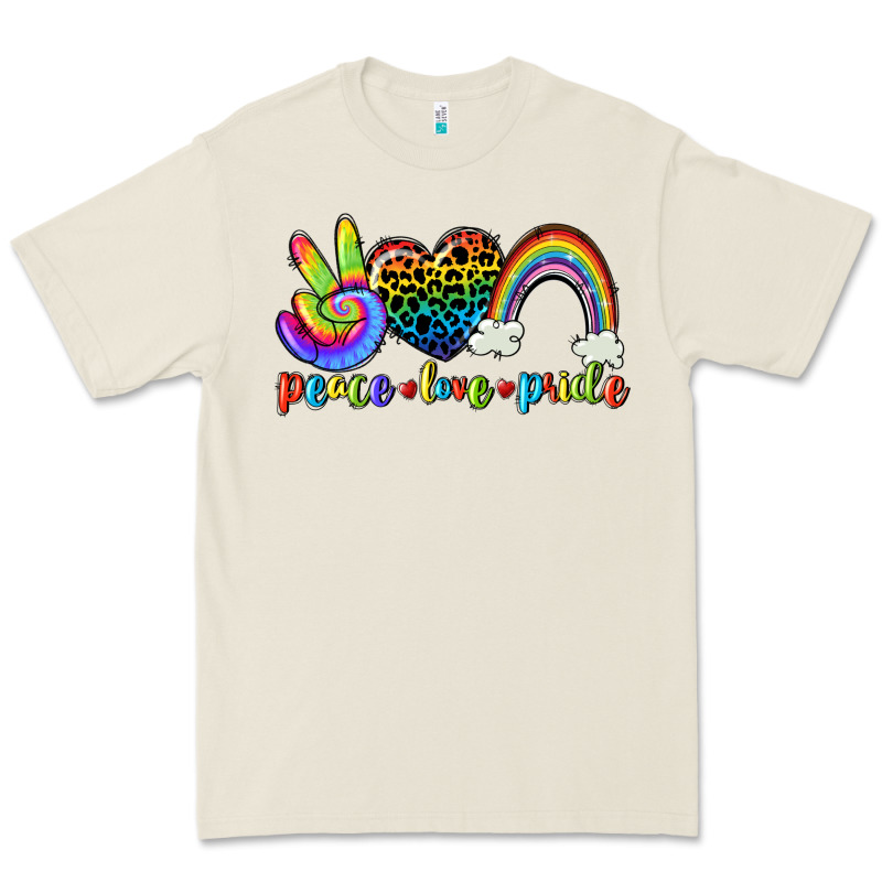 Peace Love Pride Premium Tee by CowGirlArtShop | Teevron