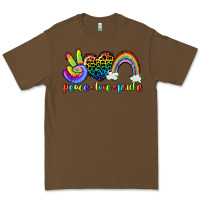 Cacao Peace love pride Premium Tee - CowGirlArtShop