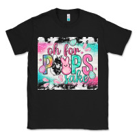 Black Oh for peeps sake with cowhide tumbler Easter Day Classic Tee - HowdyJamesFarm