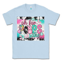 Dusty Blue Oh for peeps sake with cowhide tumbler Easter Day Classic Tee - HowdyJamesFarm