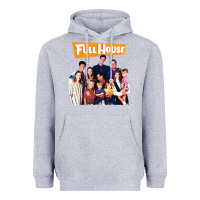 Heather Grey house cast full Heavyweight Hoodie - DesigneFamous