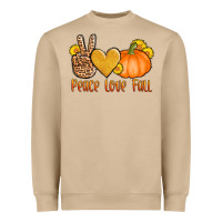 Peace Love Fall Heavyweight Sweatshirt | Teevron