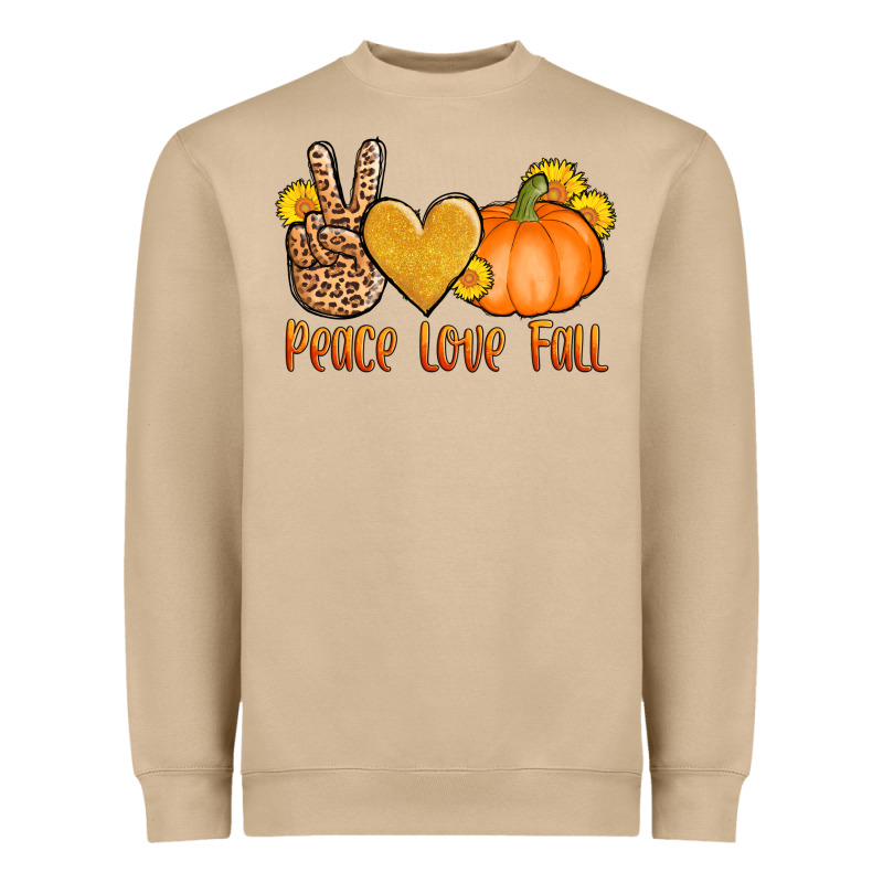 Peace Love Fall Heavyweight Sweatshirt by AdoDesignShop | Teevron