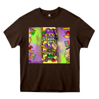 Chocolate Brown teacher mardi gras Heavy Core Tee - CowGirlArtShop