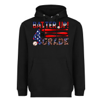 Black batter up 4th grade Heavyweight Hoodie - JahusDesignShop