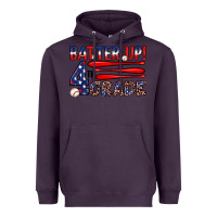 Plum batter up 4th grade Heavyweight Hoodie - JahusDesignShop