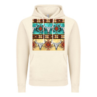 Vintage Artic native american aztec seamless pattern 3 Vintage Hoodie - BundleAndBundleShop