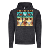 Vintage Black native american aztec seamless pattern 3 Vintage Hoodie - BundleAndBundleShop