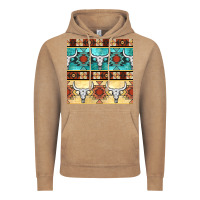 Vintage Coffee native american aztec seamless pattern 3 Vintage Hoodie - BundleAndBundleShop