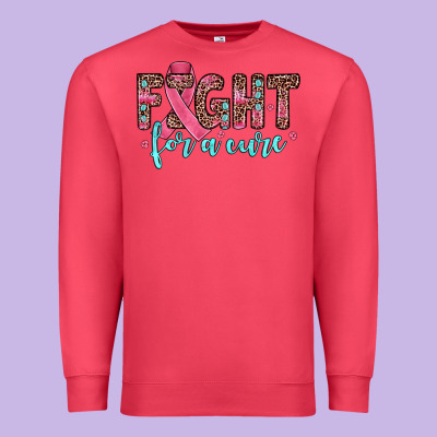Fight For A Cure Premium Sweatshirt Designed By Jahusdesignshop
