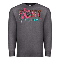 Charcoal Heather fight for a cure Premium Sweatshirt - JahusDesignShop