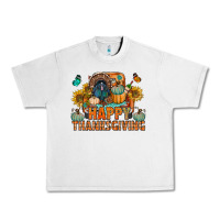 Lunar Rock happy thanksgiving with truck bbs Urban Heavy Tee - BundleAndBundleShop