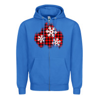 True Royal Christmas snowflakes patch Zipper Hoodie - AdoDesignShop