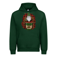 Forest Green gnomes with coffee christmas Urban Hoodie - RanaPortraitStore