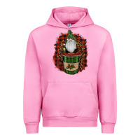 Fuchsia Pink gnomes with coffee christmas Urban Hoodie - RanaPortraitStore