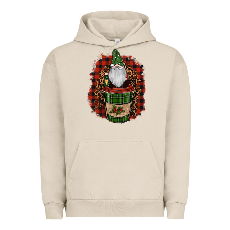 Gnomes With Coffee Christmas Urban Hoodie by RanaPortraitStore | Teevron
