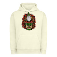 Pigment Pistachio gnomes with coffee christmas Urban Hoodie - RanaPortraitStore