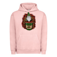 Pigment Salmon gnomes with coffee christmas Urban Hoodie - RanaPortraitStore