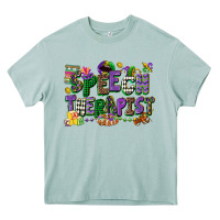 Arona speech therapist mardi gras cowgirl Heavy Core Tee - CowGirlArtShop