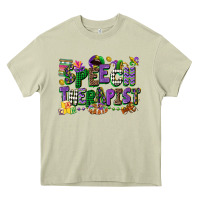 Speech Therapist Mardi Gras Cowgirl Heavy Core Tee | Teevron