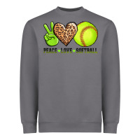 Storm peace love softball Heavyweight Sweatshirt - AdoDesignShop