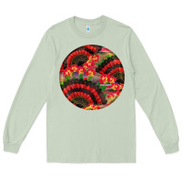 Matcha hispanic heritage month round earrings Long Sleeve Tee - BundleAndBundleShop