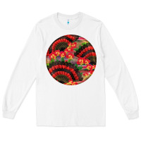 White hispanic heritage month round earrings Long Sleeve Tee - BundleAndBundleShop