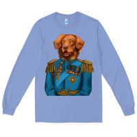 Colony Blue Golden Retriever Dog Portrait,Custom Pet Portraits,Renaissance Dog Long Sleeve Tee - RanaPortraitStore