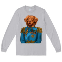 Moon Dust Golden Retriever Dog Portrait,Custom Pet Portraits,Renaissance Dog Long Sleeve Tee - RanaPortraitStore