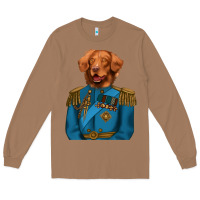 Toasted Coconut Golden Retriever Dog Portrait,Custom Pet Portraits,Renaissance Dog Long Sleeve Tee - RanaPortraitStore