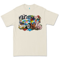 Bone Autism truck with farm animals Premium Tee - CowGirlArtShop