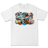 White Autism truck with farm animals Premium Tee - CowGirlArtShop