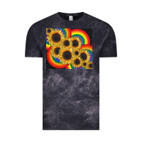 Cloud Black Pride sunflower tumbler Vintage Tee - FaDigitalArtStudio